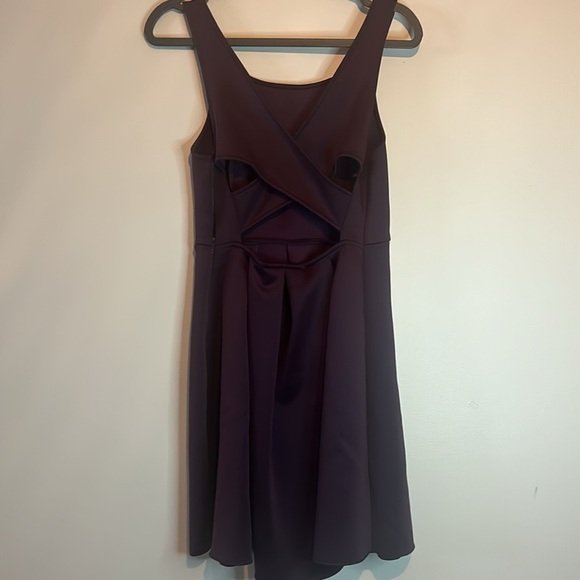 Elegant Purple Sleeveless Dress - Picture 9 of 10